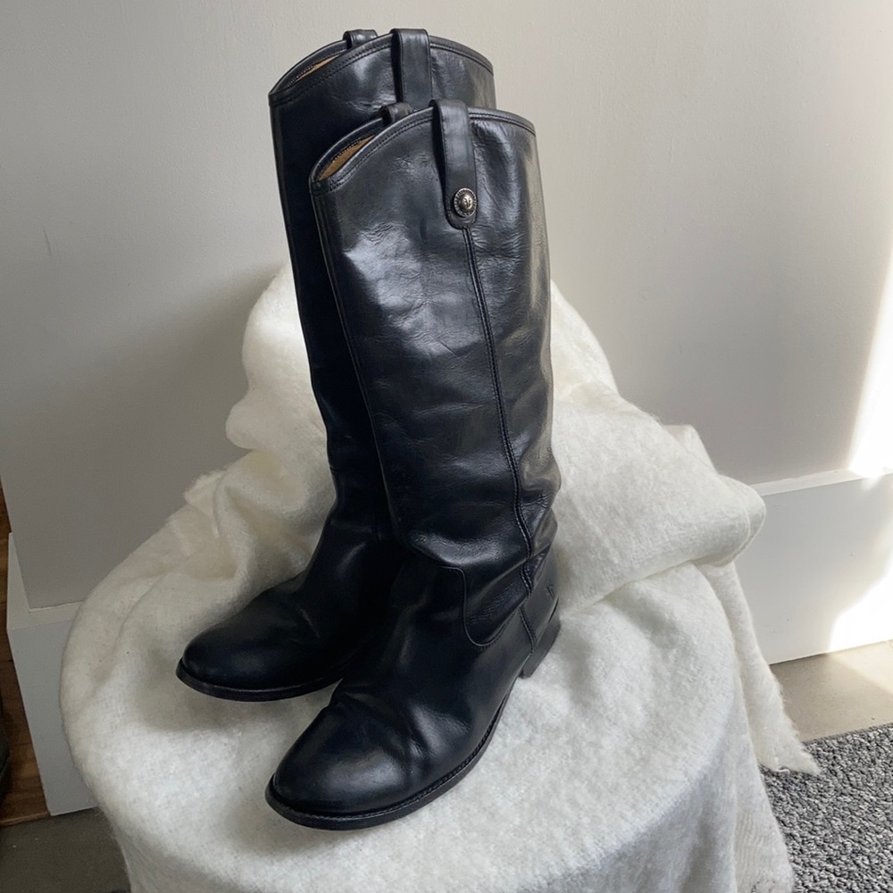 Frye Melissa Button Pull-On Knee High Boots